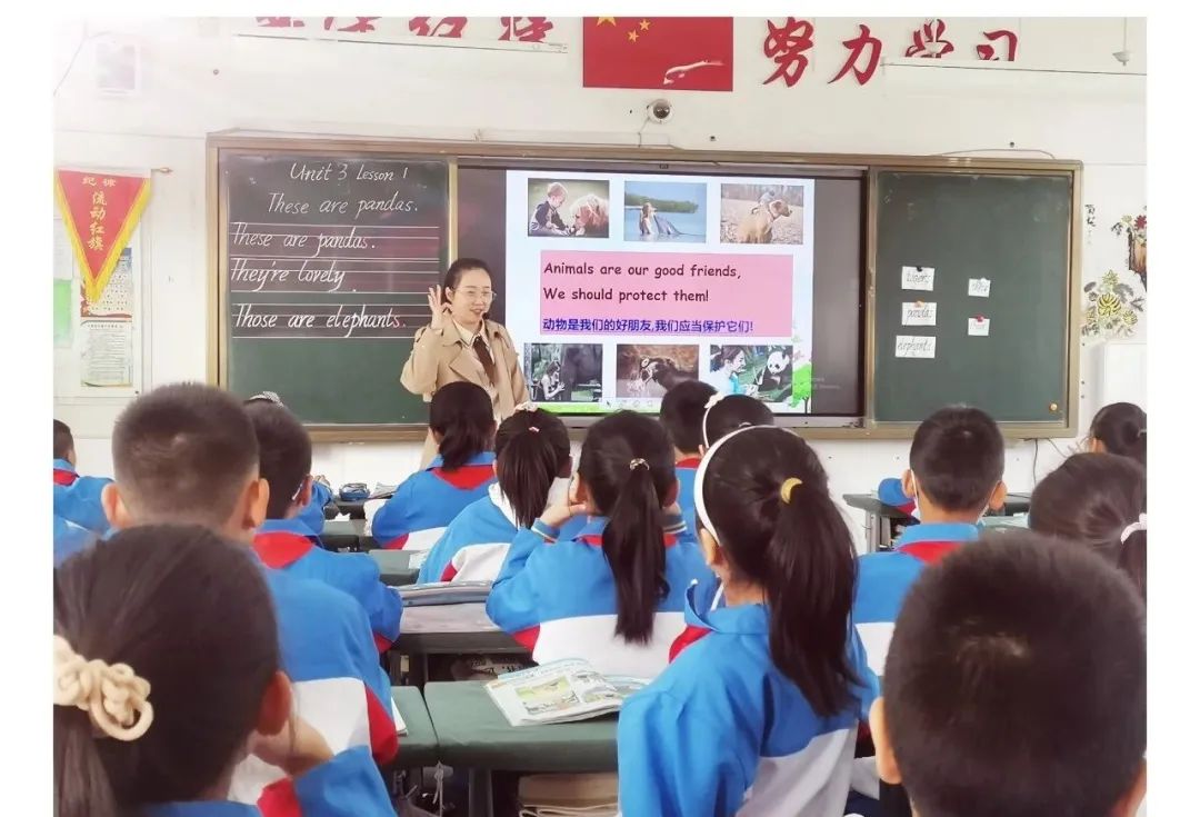 东平县第四实验小学成功举行语数英学科“人